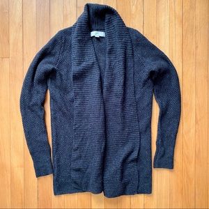 Loft - Petite Open Shawl Collar Cardigan